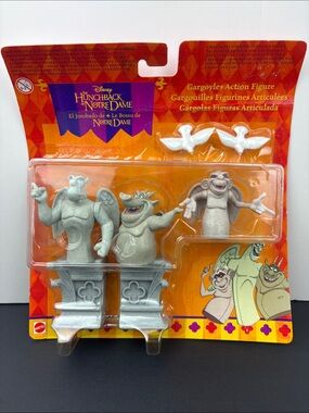 Disney Hunchback of Notre Dame Gargoyles Figure Set 69415 Victor Hugo Laverne